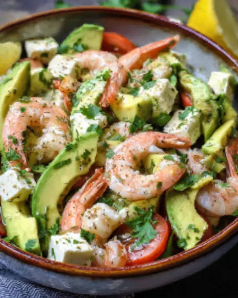 Avocat et Crevettes en Salsa 2