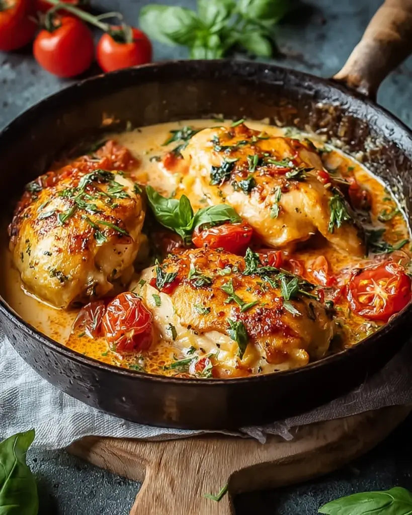 Blancs de Poulet a la Creme de Tomate 2