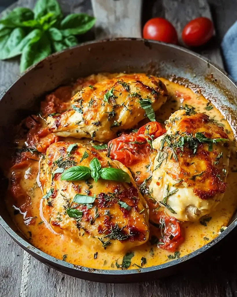 Blancs de Poulet a la Creme de Tomate 3