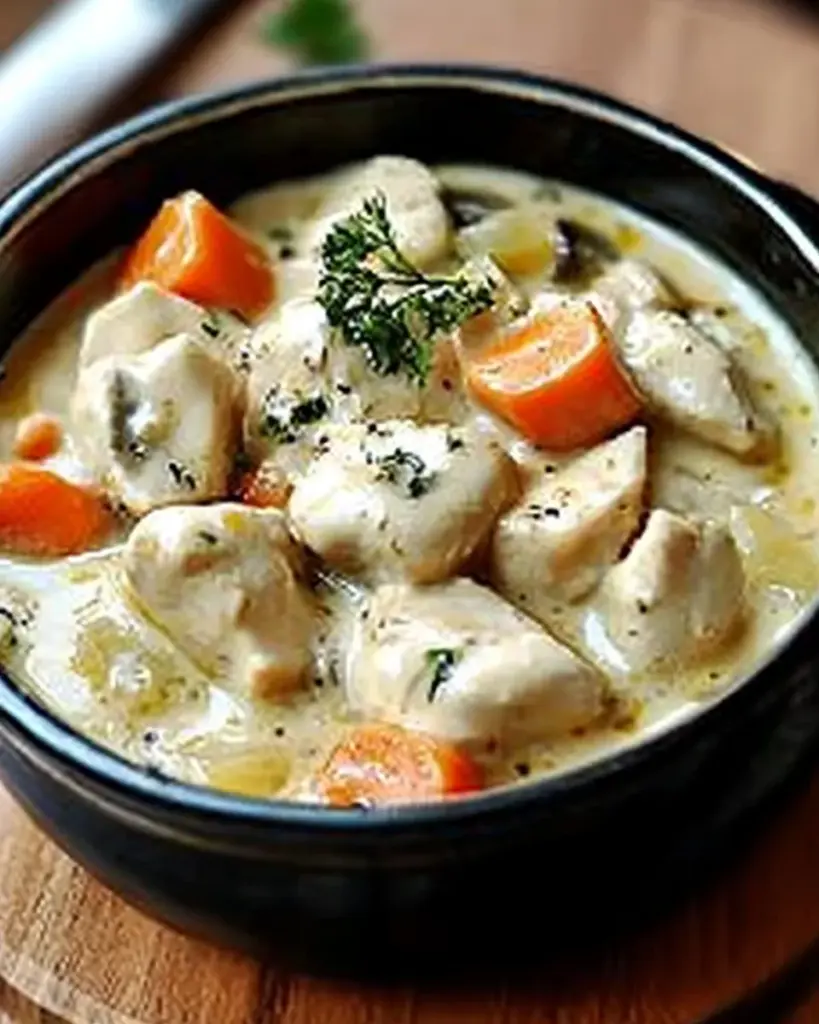 Blanquette de poulet cremeuse 11