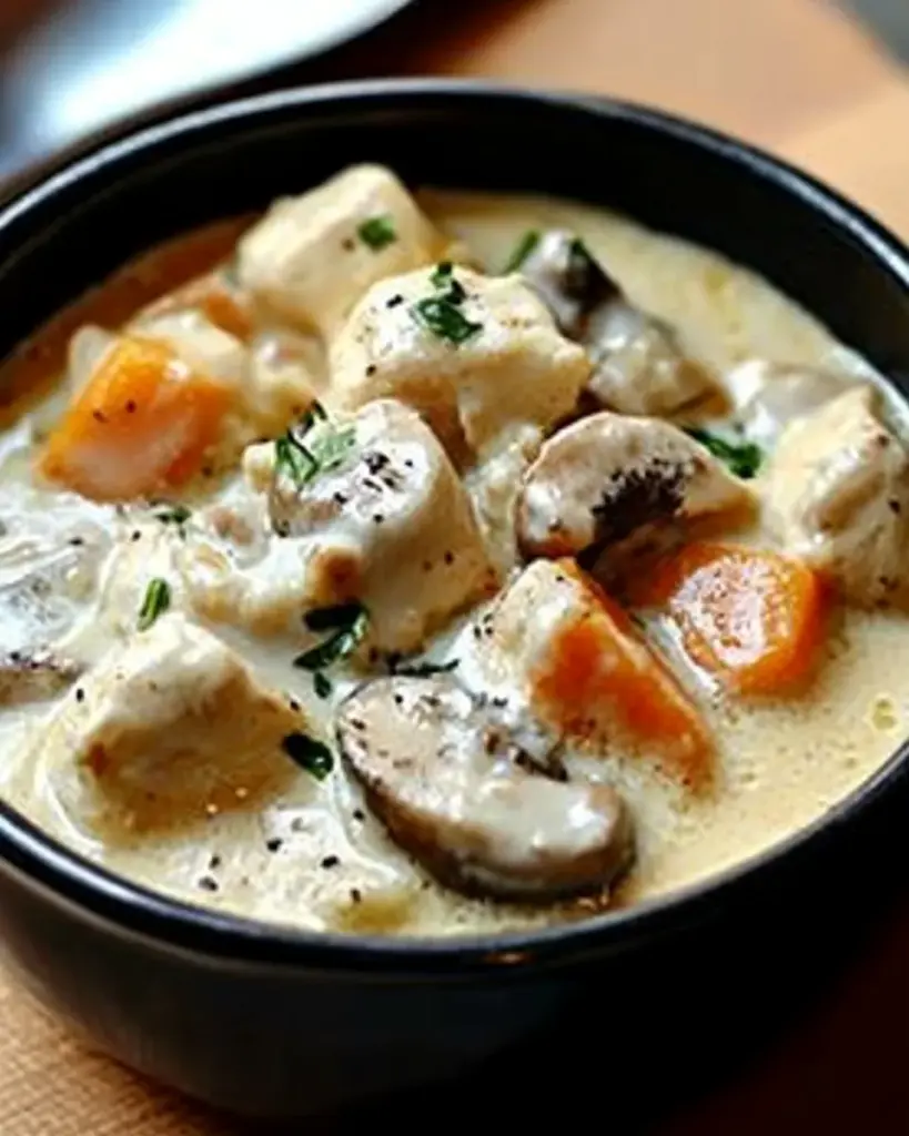 Blanquette de poulet cremeuse 2