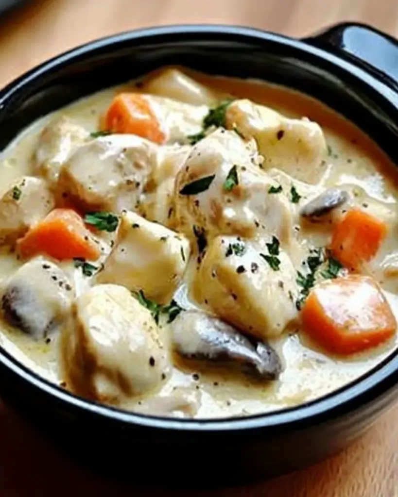 Blanquette de poulet cremeuse 3