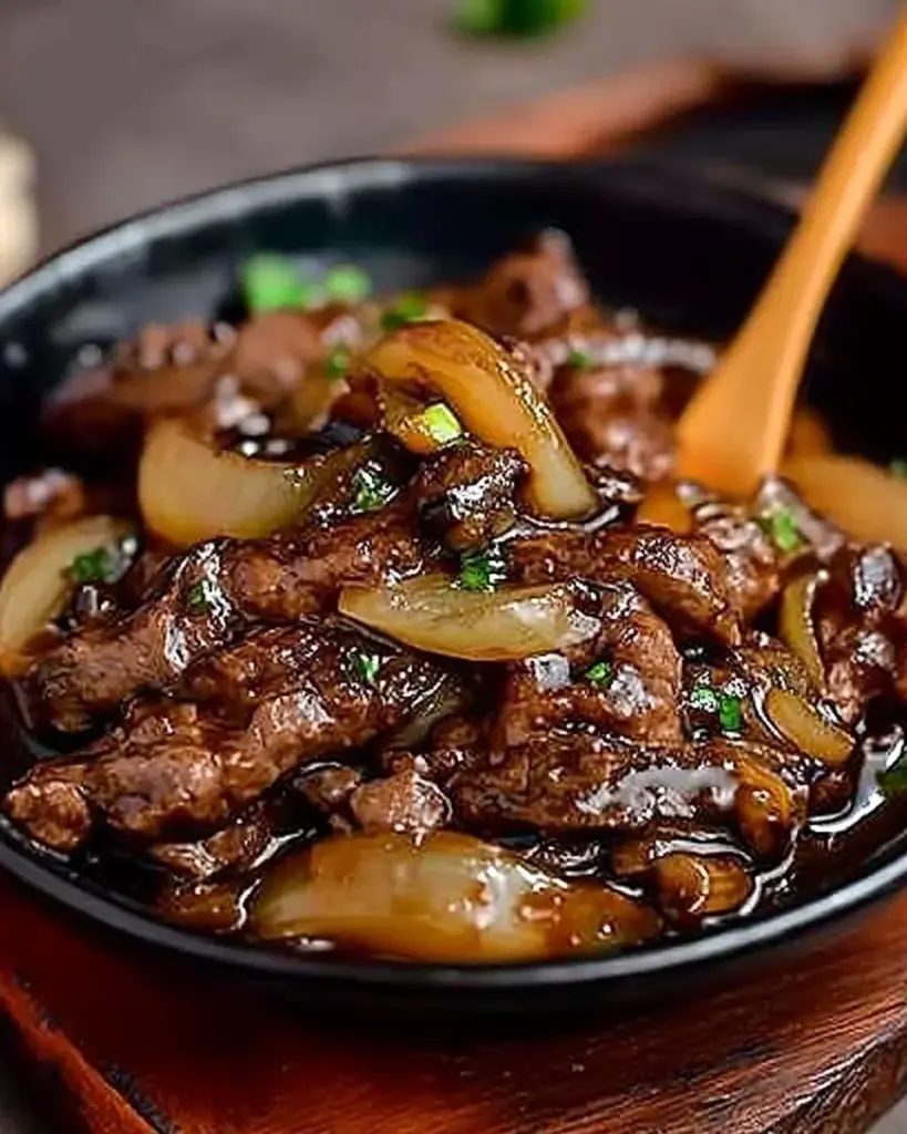 Boeuf Saute aux Oignons 1