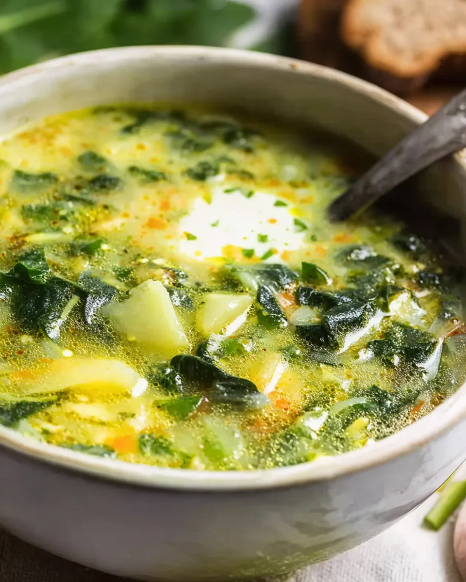 Bortsch vert aux épinards : une recette délicieuse à découvrir !