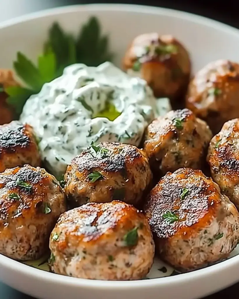 Boulettes Grecques avec Tzatziki 1