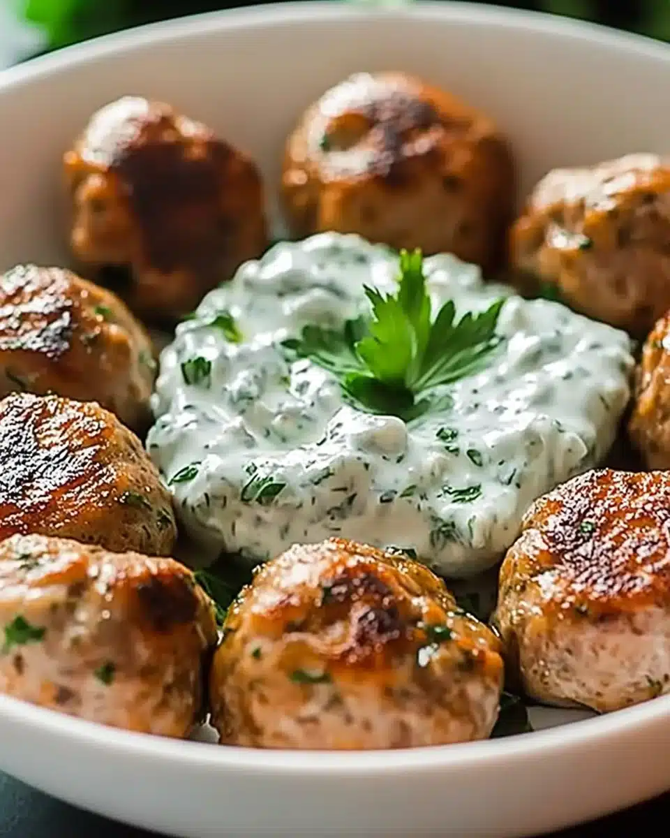 Boulettes Grecques avec Tzatziki : un délice à essayer !