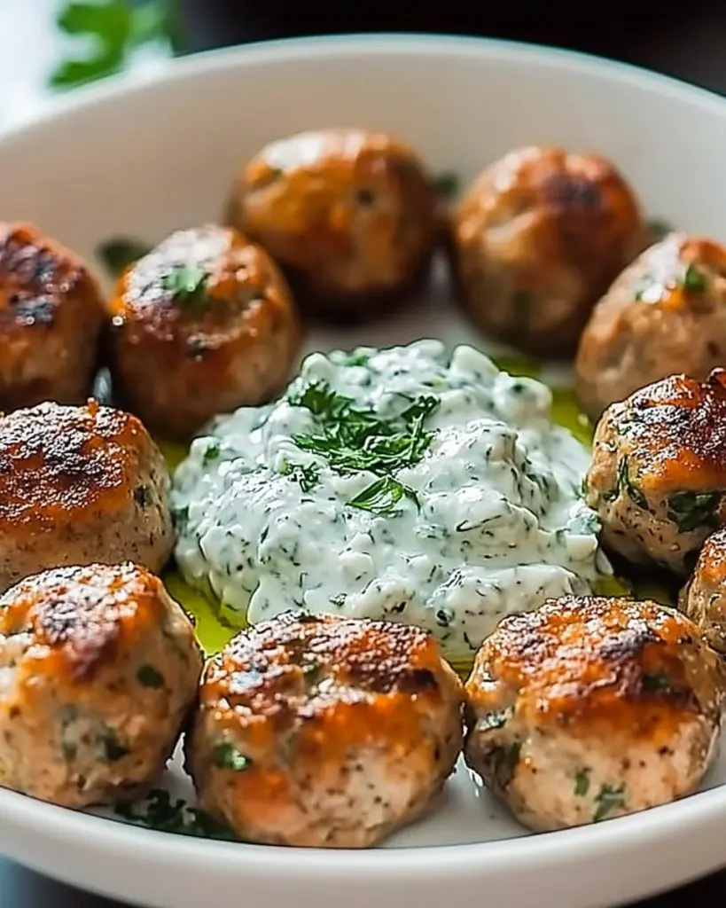 Boulettes Grecques avec Tzatziki 3