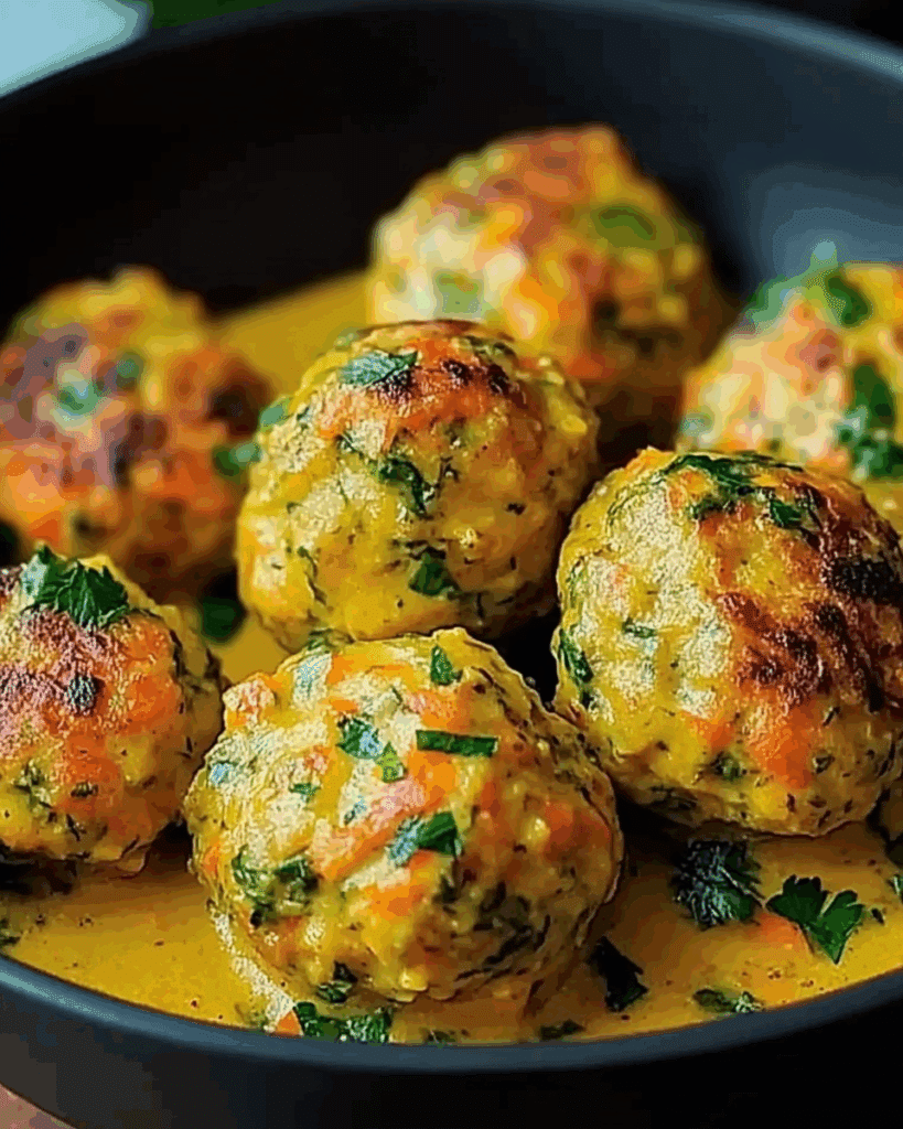 Boulettes de Carottes et Pois Chiches 1
