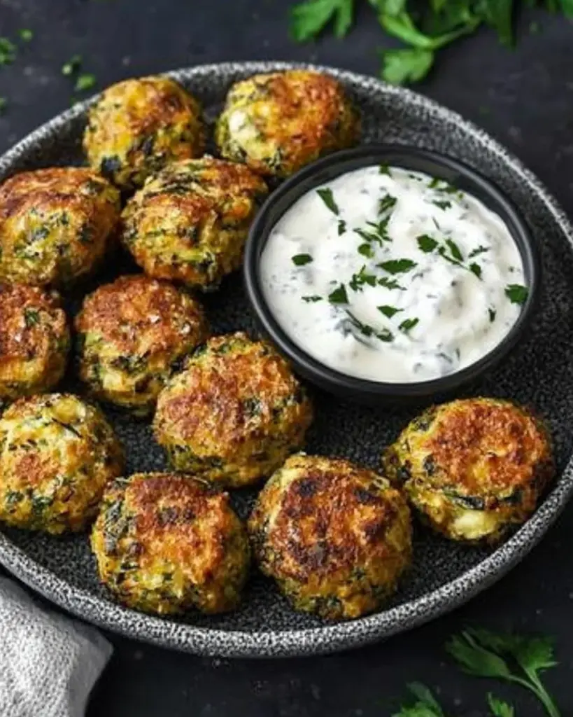 Boulettes de Courgettes a la Grecque 3