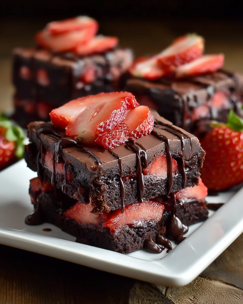 Brownies au Chocolat et aux Fraises : Recette Délicieuse !