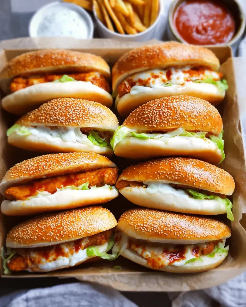 Buns de Poulet Dynamite au Fromage 2