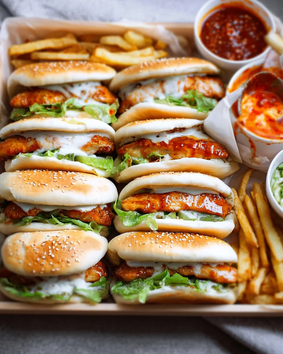 Buns de Poulet Dynamite au Fromage : une recette irrésistible !