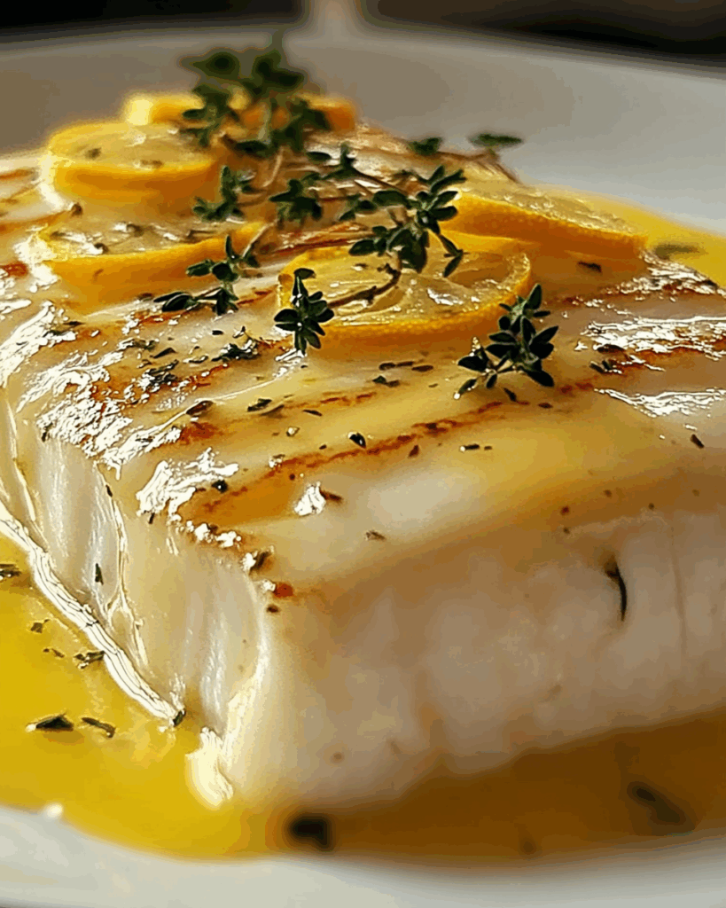 Cabillaud au Four a la Moutarde et Creme Citronnee 1