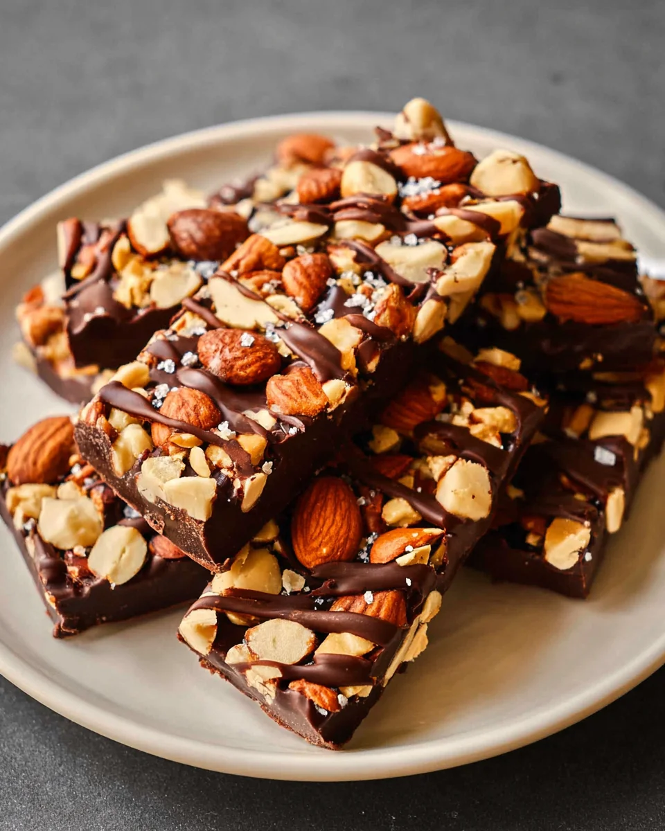 Chocolats Noirs et Barres de Noix au Sel Marin : découvrez la recette irrésistible !