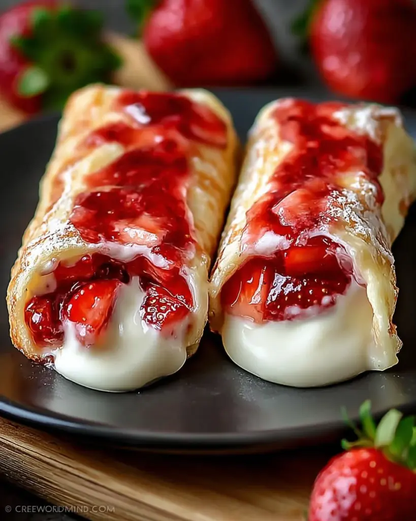 Churros aux Fraises et Fromage Blanc 1