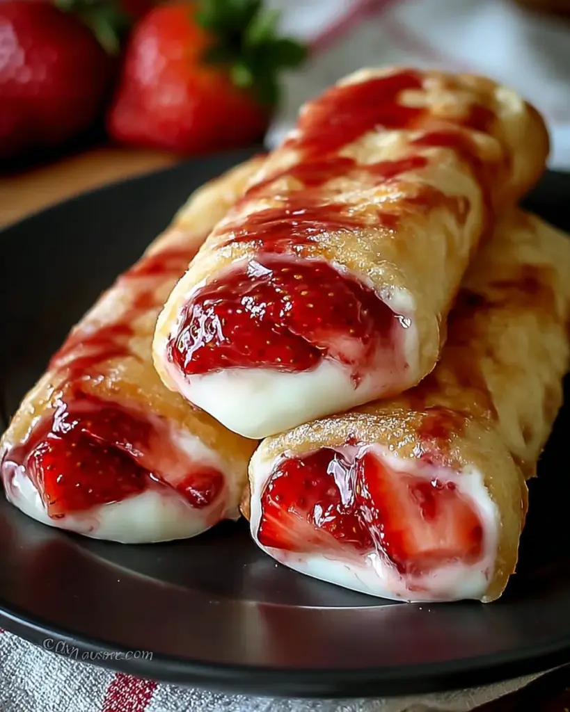 Churros aux Fraises et Fromage Blanc 2