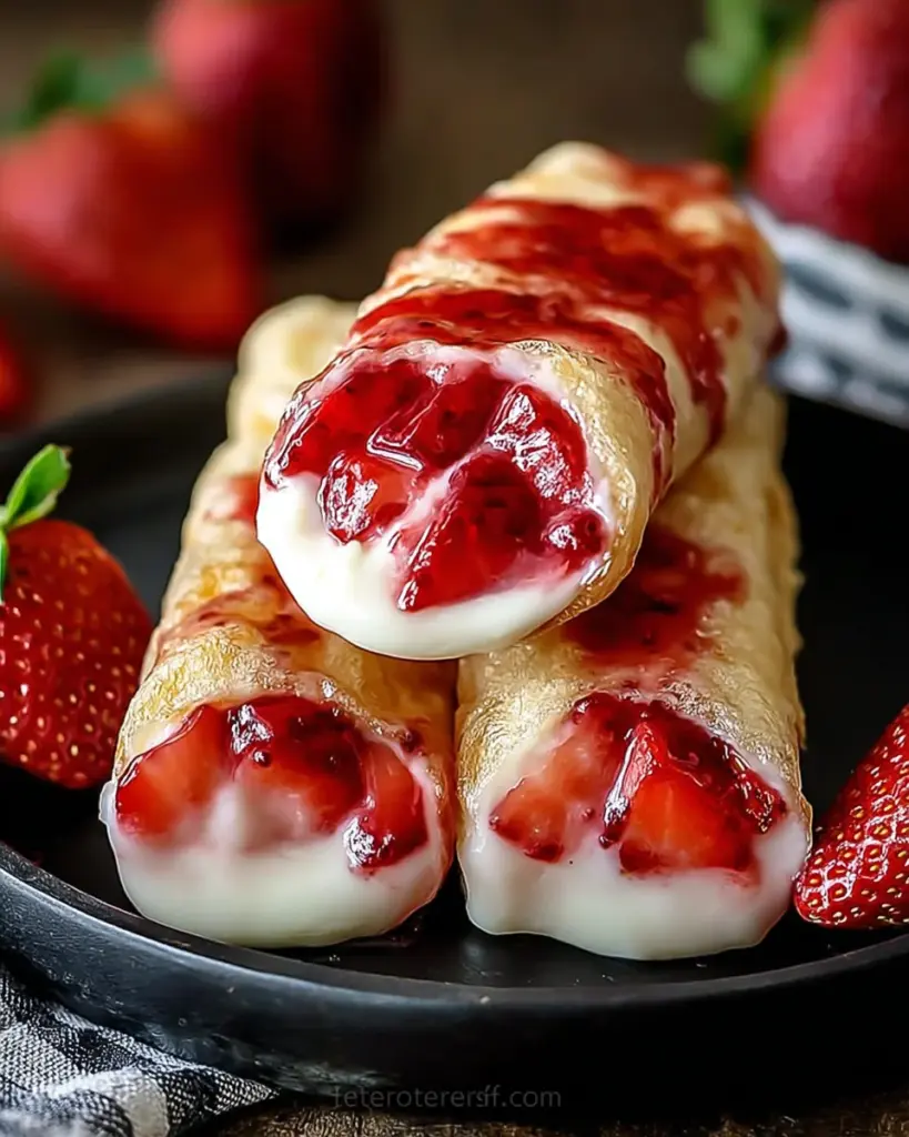 Churros aux Fraises et Fromage Blanc 3