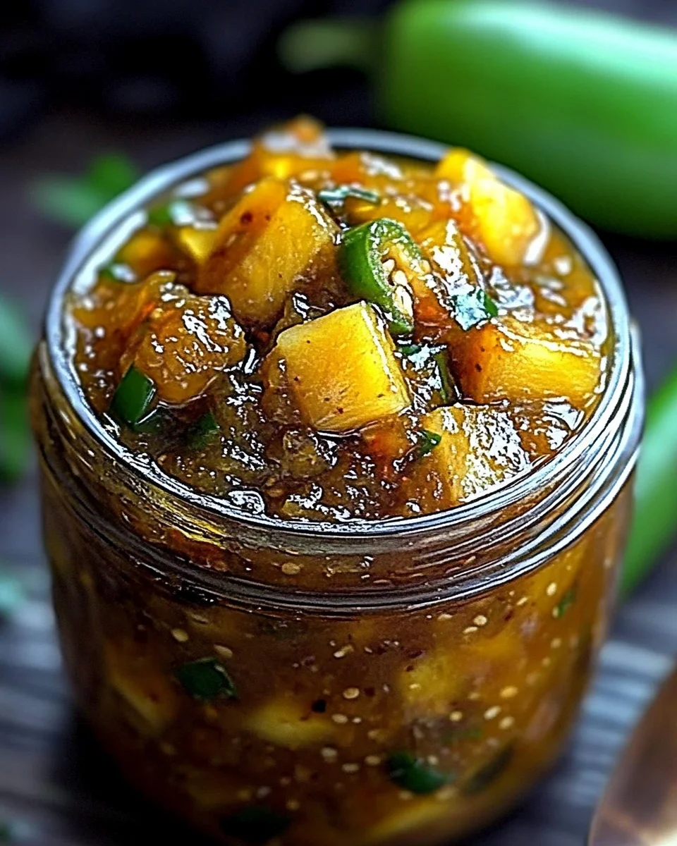 Chutney Épicé à l’Ananas et Jalapeño : Découvrez la recette savoureuse !