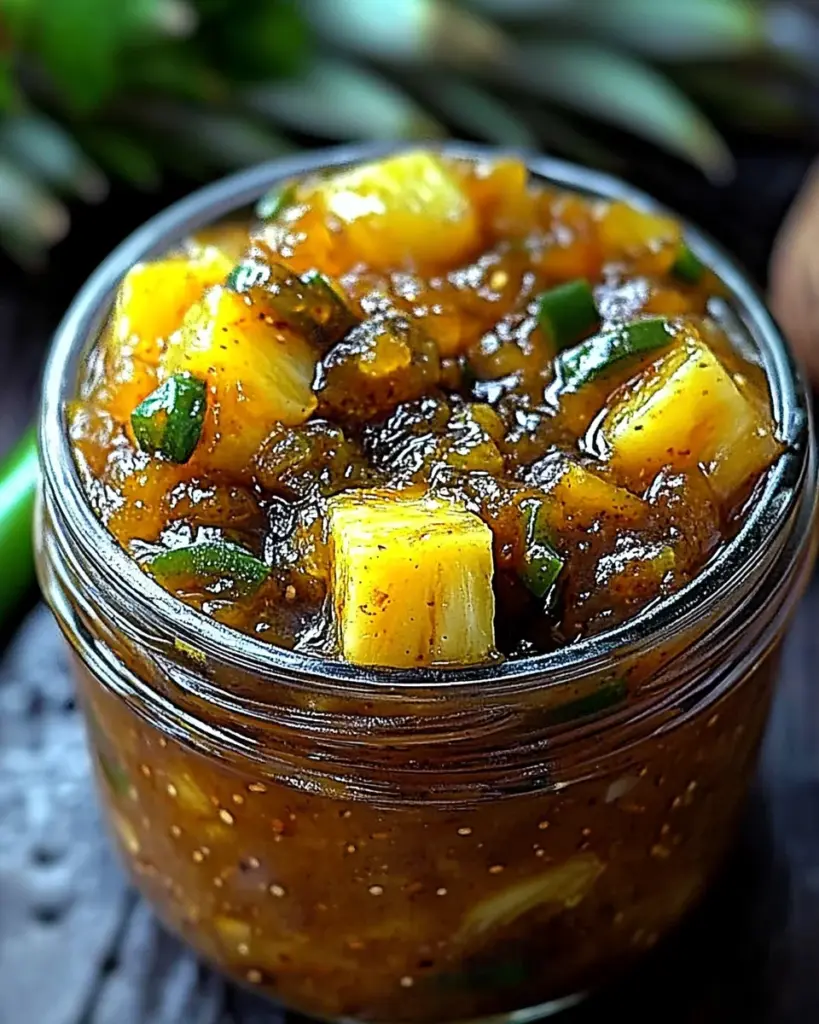 Chutney Epice a lAnanas et Jalapeno 3