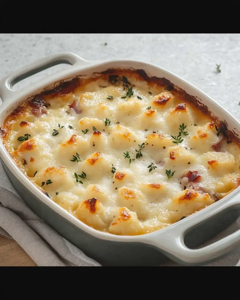 Clafoutis au chou fleur bacon et reblochon 2