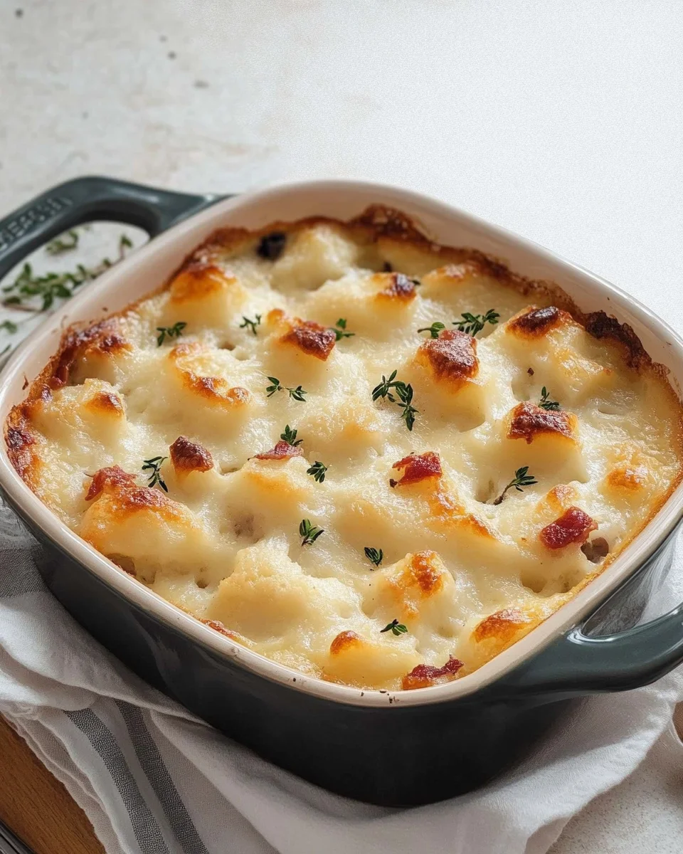 Clafoutis au chou-fleur, bacon et reblochon : osez cette recette savoureuse !