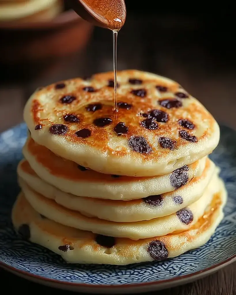Crepes au Yaourt et Pepites de Chocolat 1
