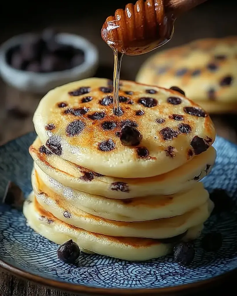 Crepes au Yaourt et Pepites de Chocolat 2