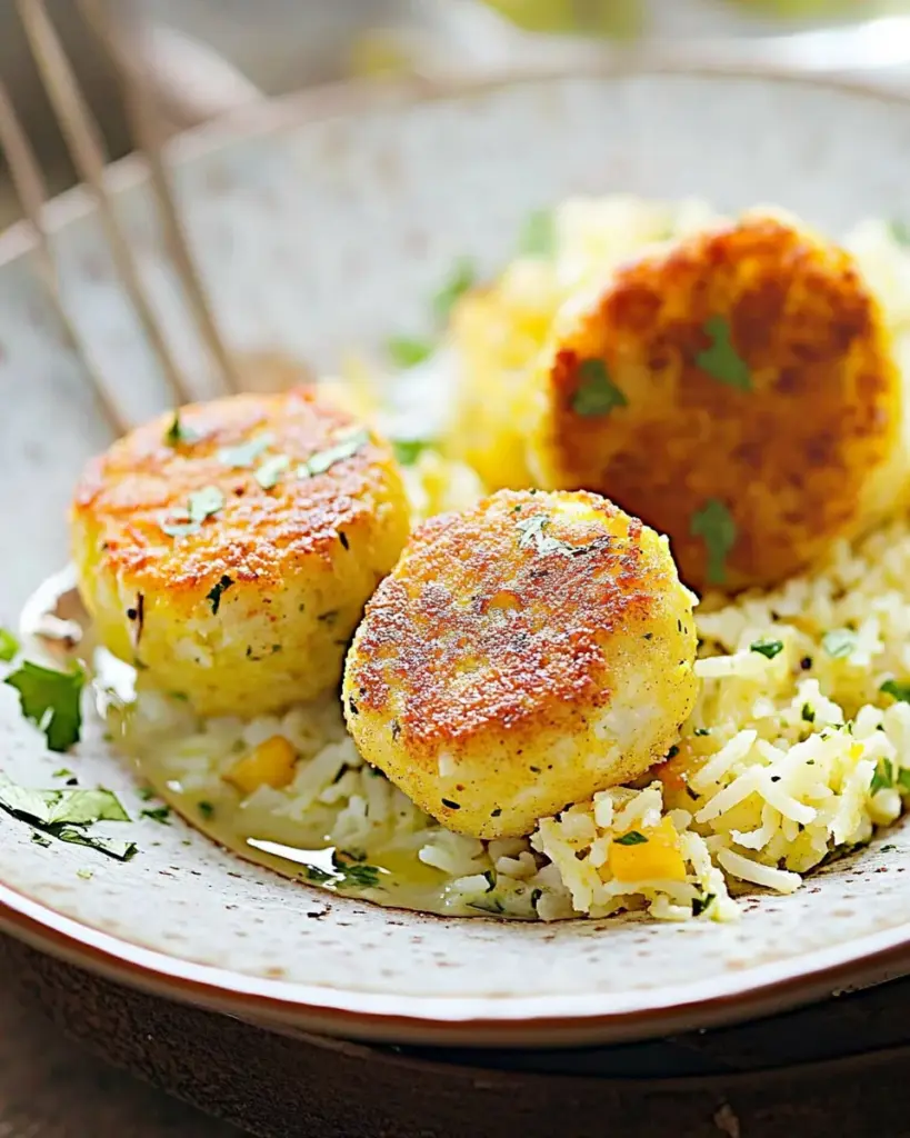 Croquettes de poulet aux cacahuetes sauce curry coco 3