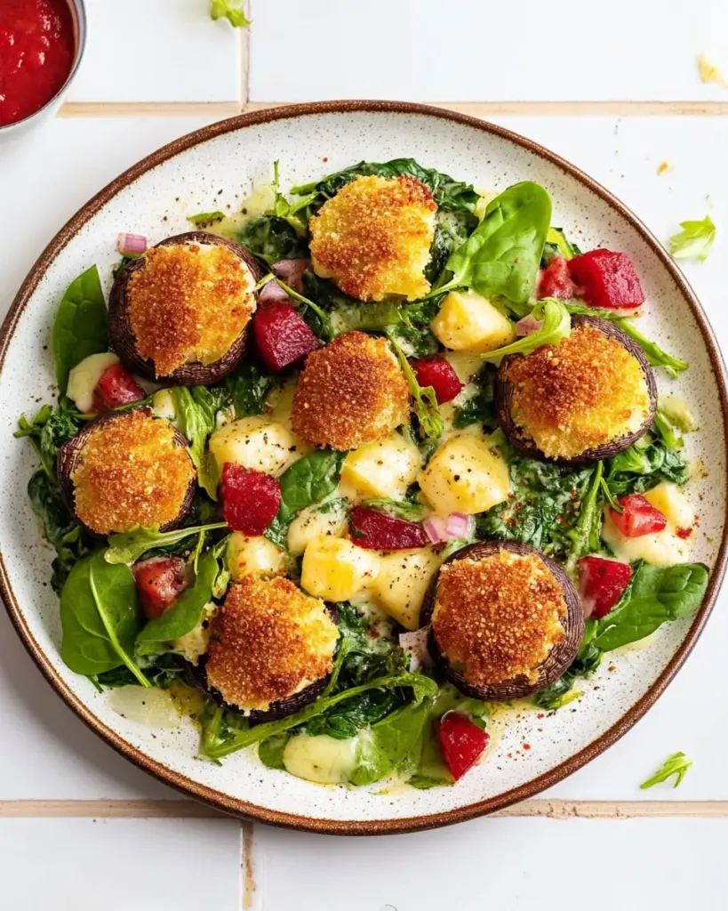 Croustillants de Feta et Salade 2