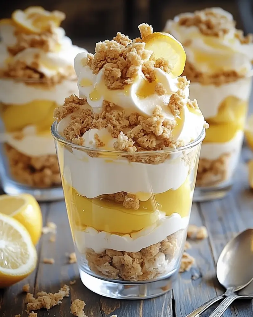Delice de Verrine Citron Mascarpone avec Crumble 1