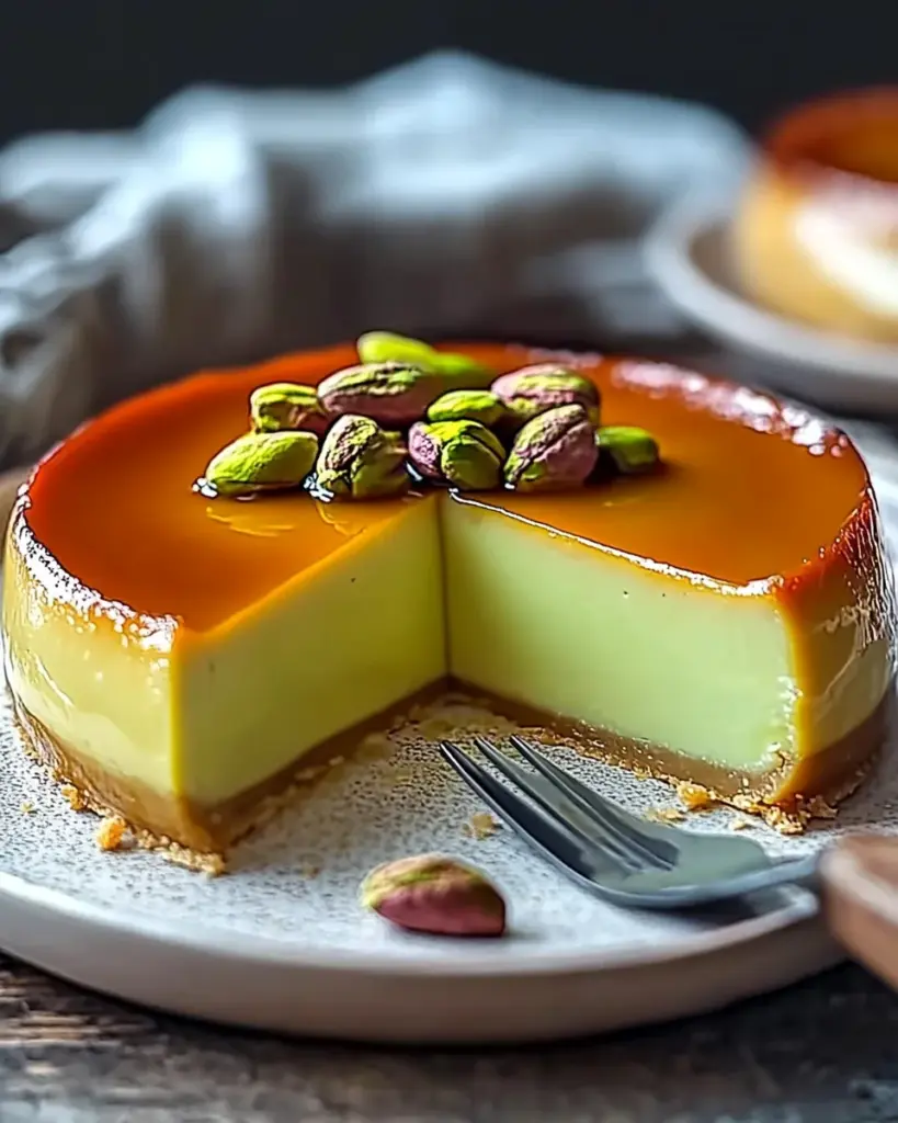 Flan a la Pistache 1