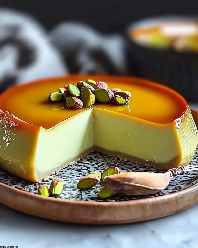 Flan a la Pistache 2