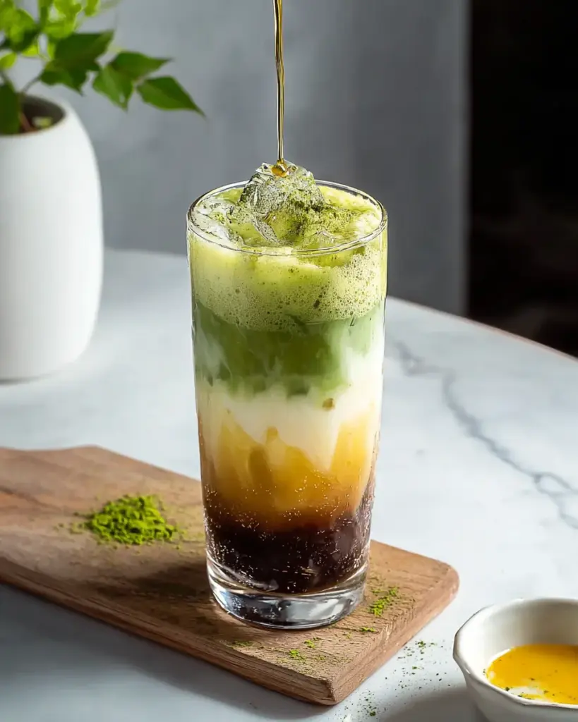 Fusion de Matcha et Espresso avec Creme de Yuzu 3