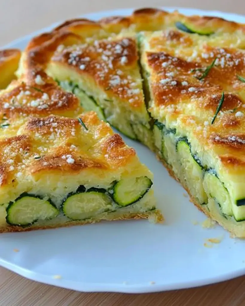 Gateau Invisible Courgettes Parmesan 1