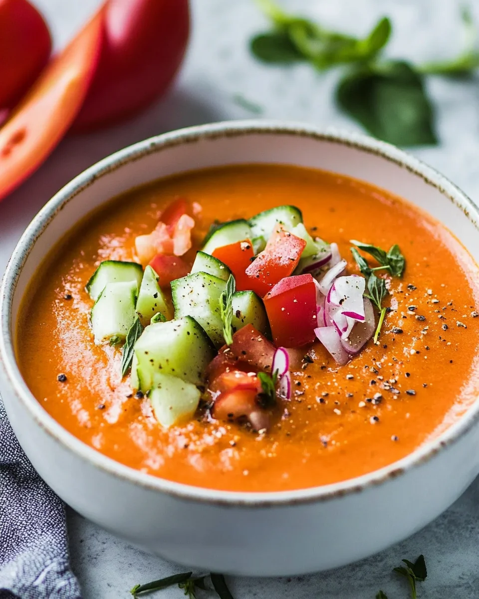 Gazpacho andalou : découvrez la recette rafraîchissante !