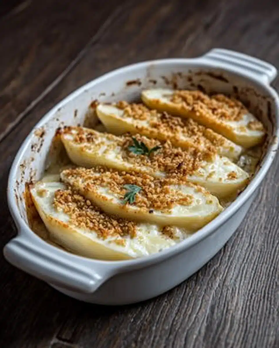 Gratin d’Endives au Roquefort et Noix : découvrez la recette!