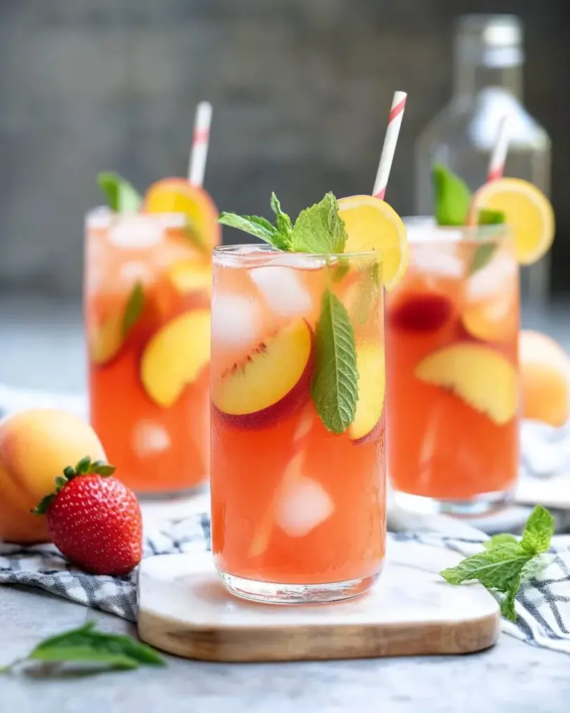Limonade Peche Fraise 1