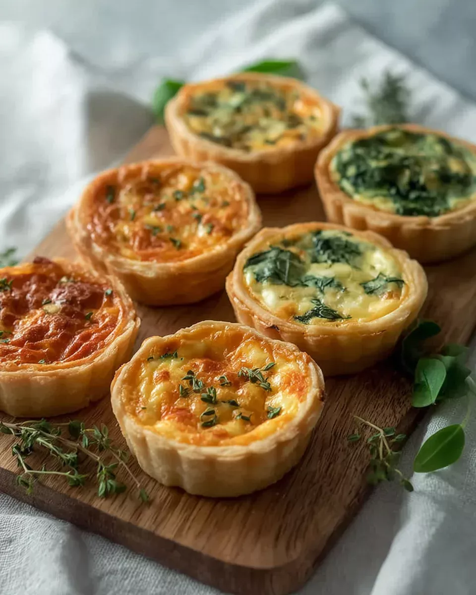 Mini Quiches Savoureuses : un délice irrésistible à savourer !