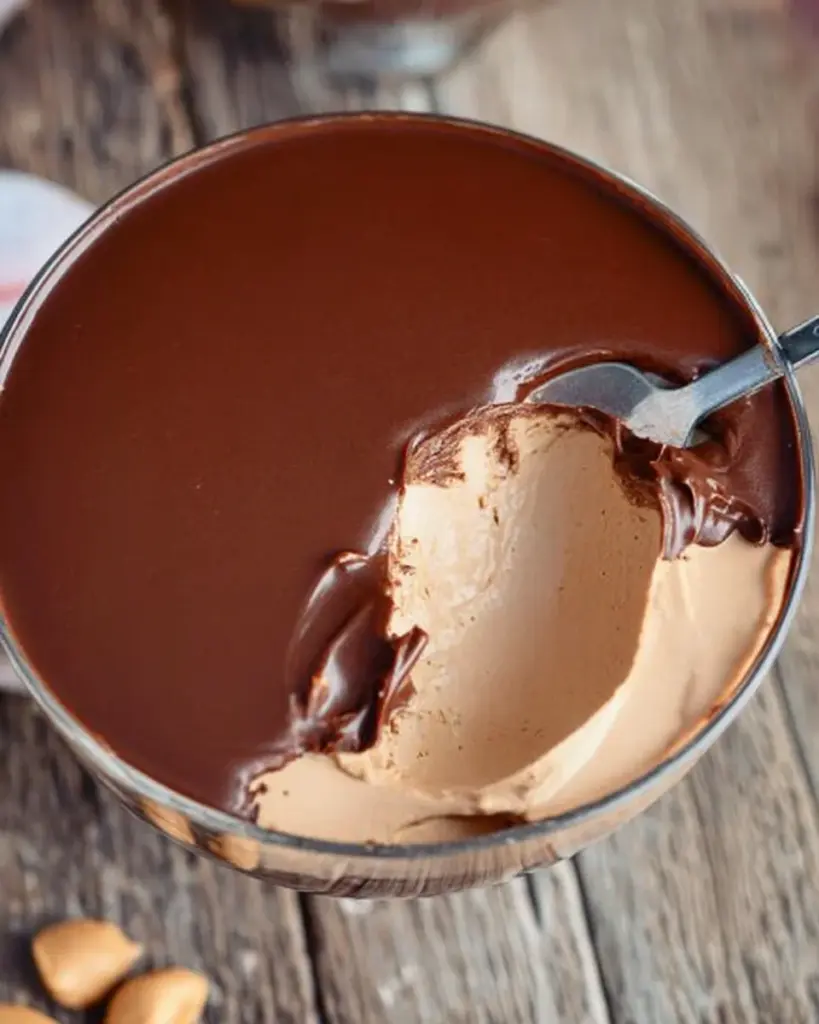 Mousse au Chocolat Vegan et Beurre de Cacahuete 3