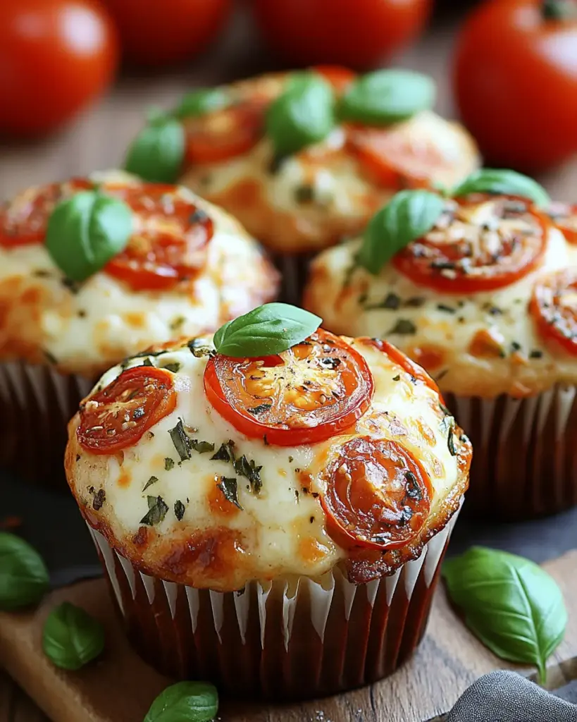 Muffins Sales Tomate Mozzarella et Basilic 1