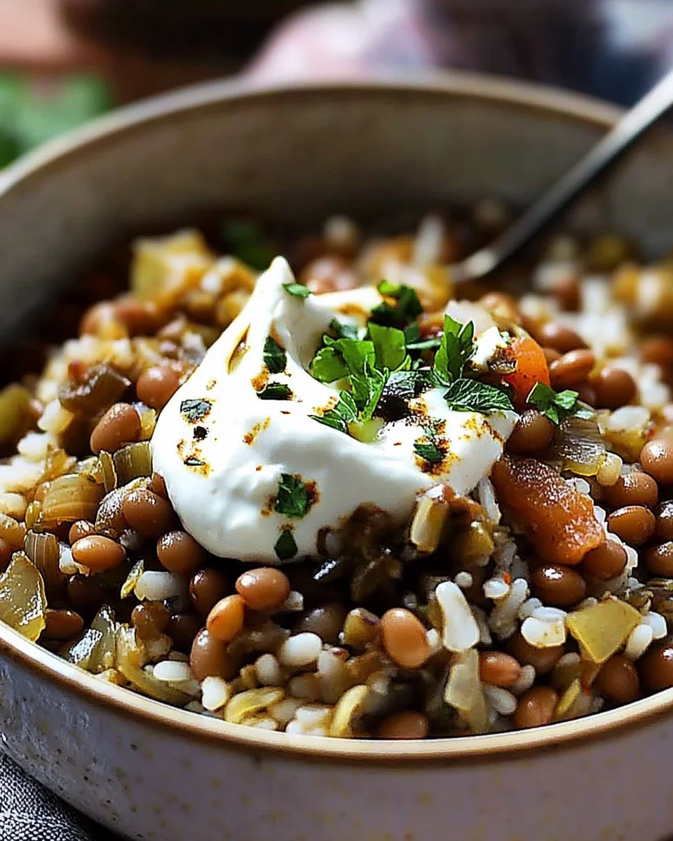 Mujadara : Lentilles et Riz, un plat savoureux à découvrir !