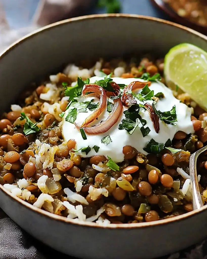 Mujadara Lentilles et Riz 2