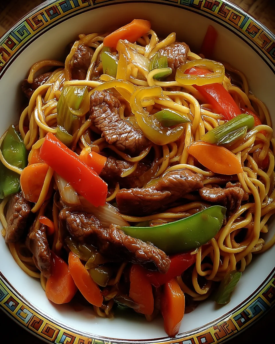 Nouilles Chinoises au Bœuf et aux Légumes : recette délicieuse à découvrir !