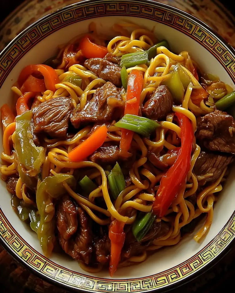 Nouilles Chinoises au Boeuf et aux Legumes 3