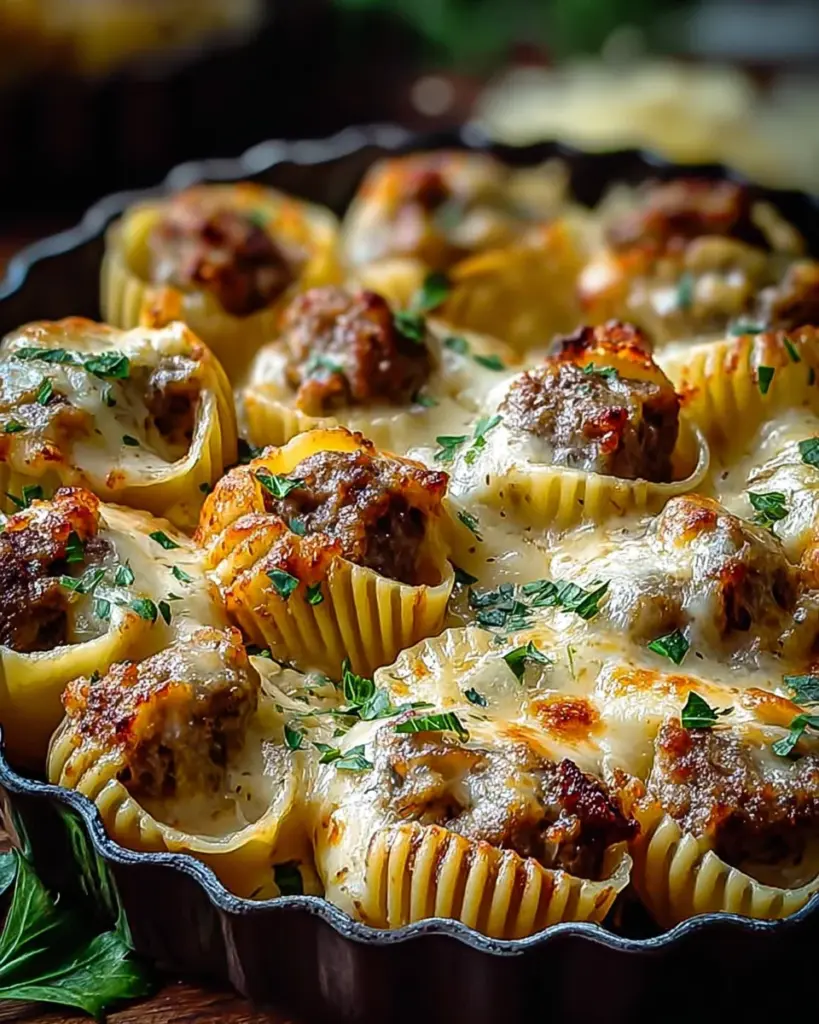 Pates Coquilles au Boeuf Cremeux 1