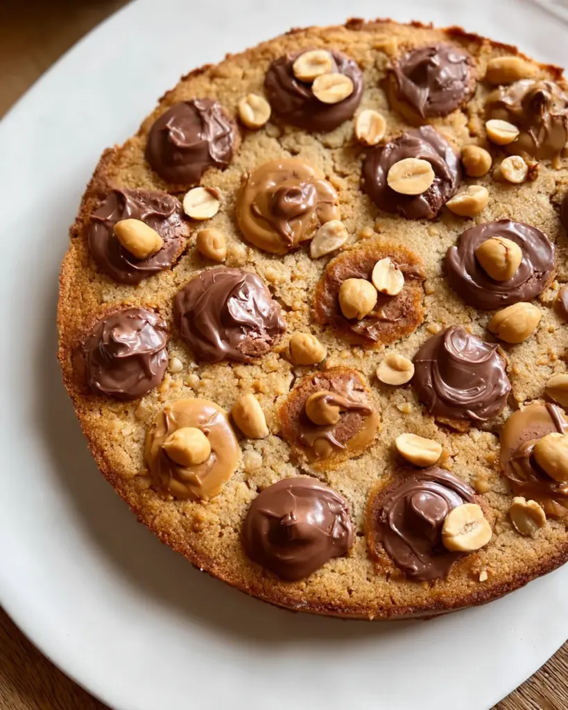 Pizza Cookie aux Cacahuetes 1