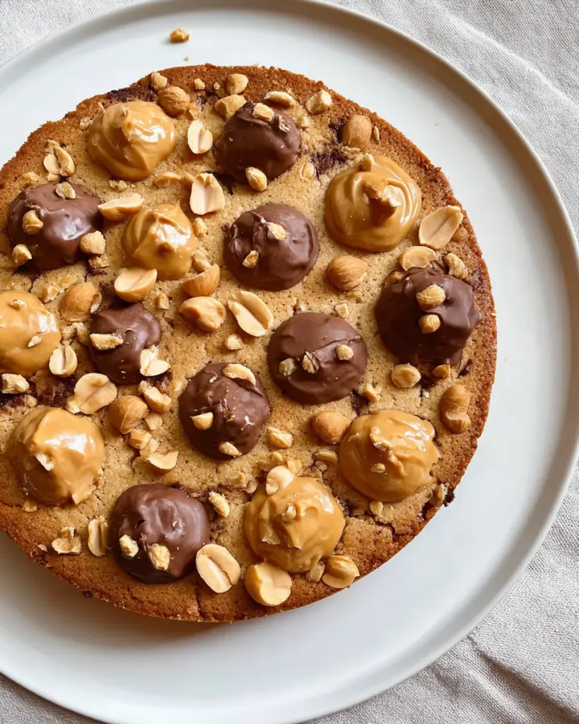 Pizza Cookie aux Cacahuetes 2
