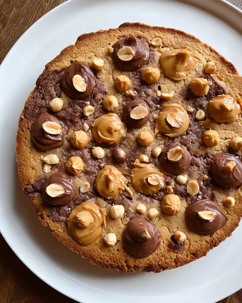 Pizza Cookie aux Cacahuetes 3