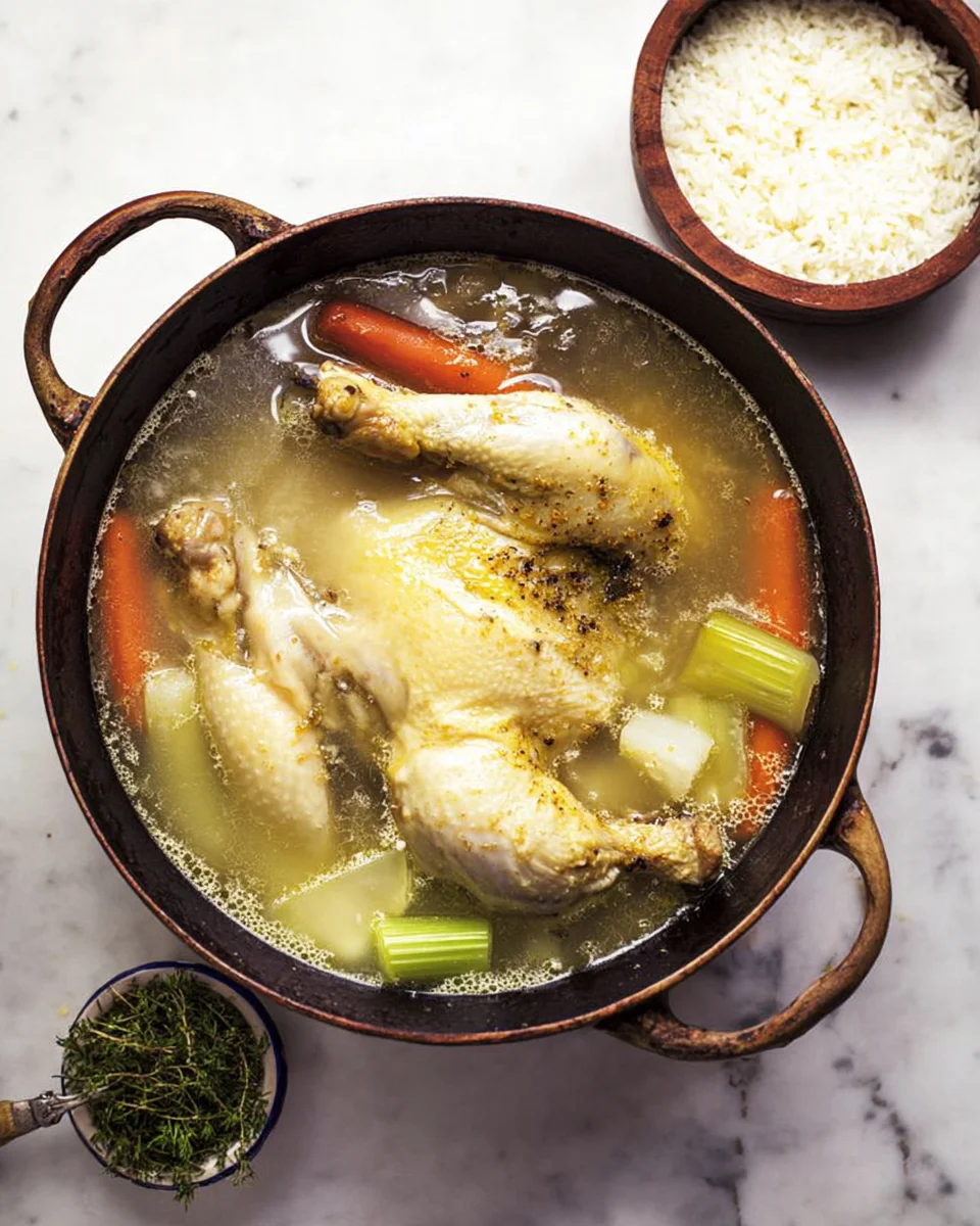 Poule au Pot avec Sauce Poulette : un délice à tester !
