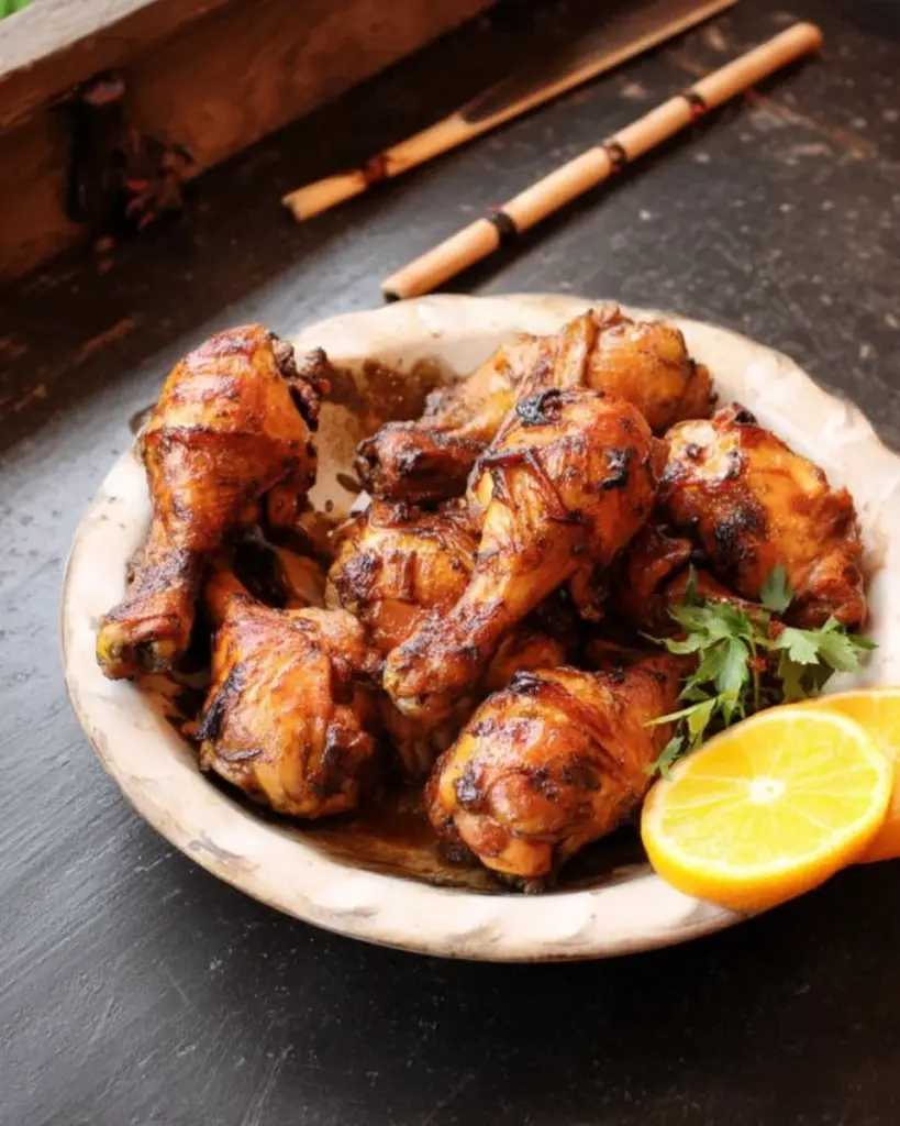 Poulet aux Epices Asiatiques 1